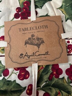 Vintage Christmas Tablecloth - April Cornell